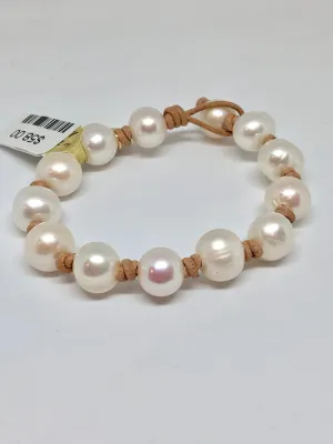Perle By Lola White Pearl Bracelet