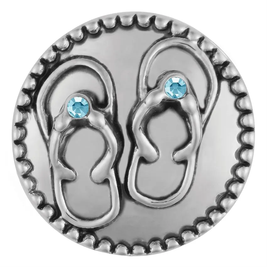 Petite Ginger Snaps Flip Flops Snap