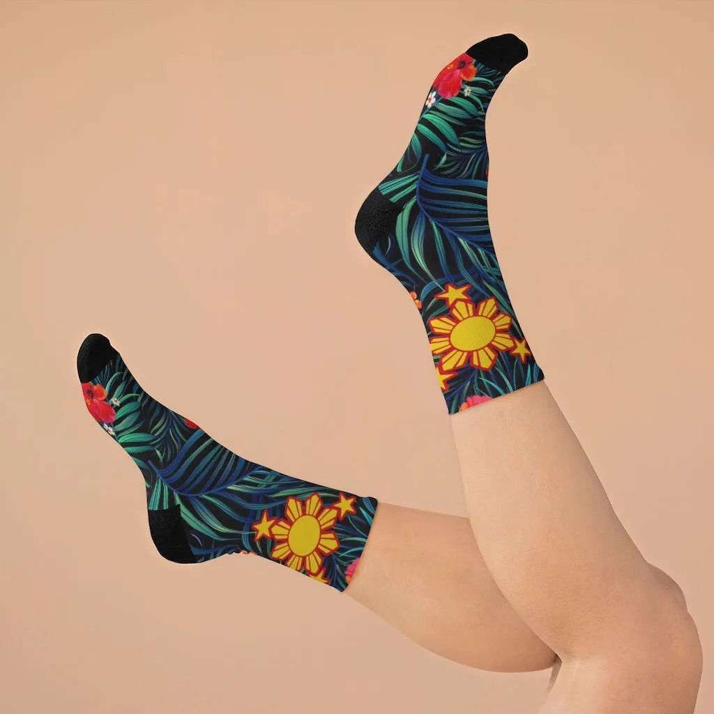 Philippine Steeze Floral Socks