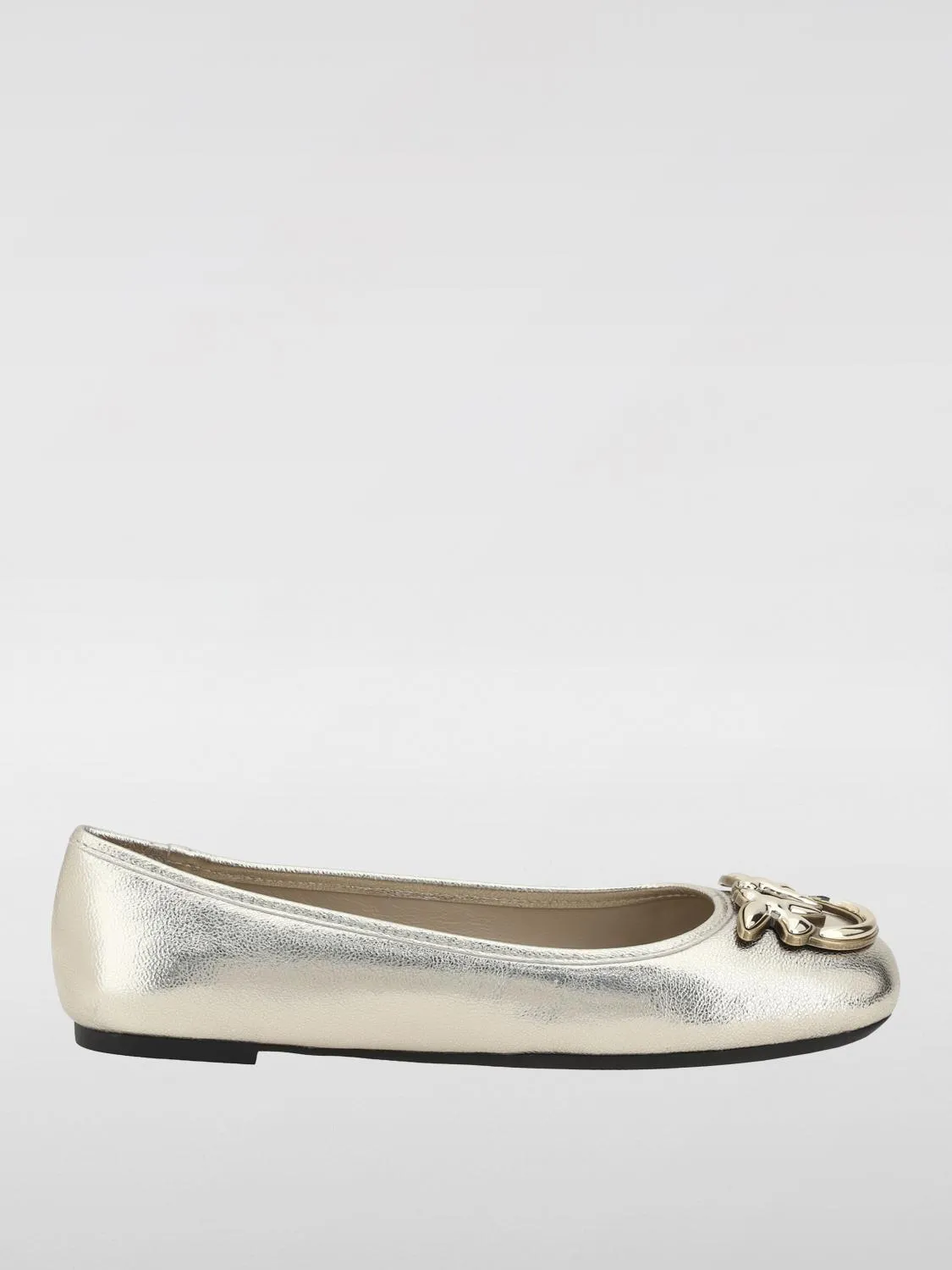 Pinko Ballet Flats Woman Silver