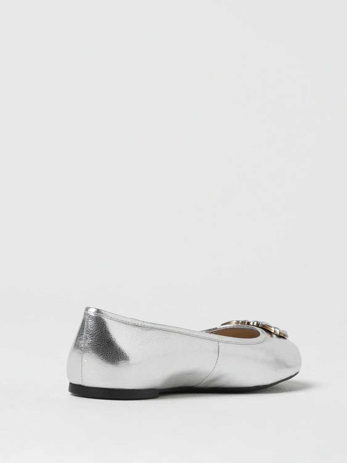 Pinko Ballet Flats Woman Silver