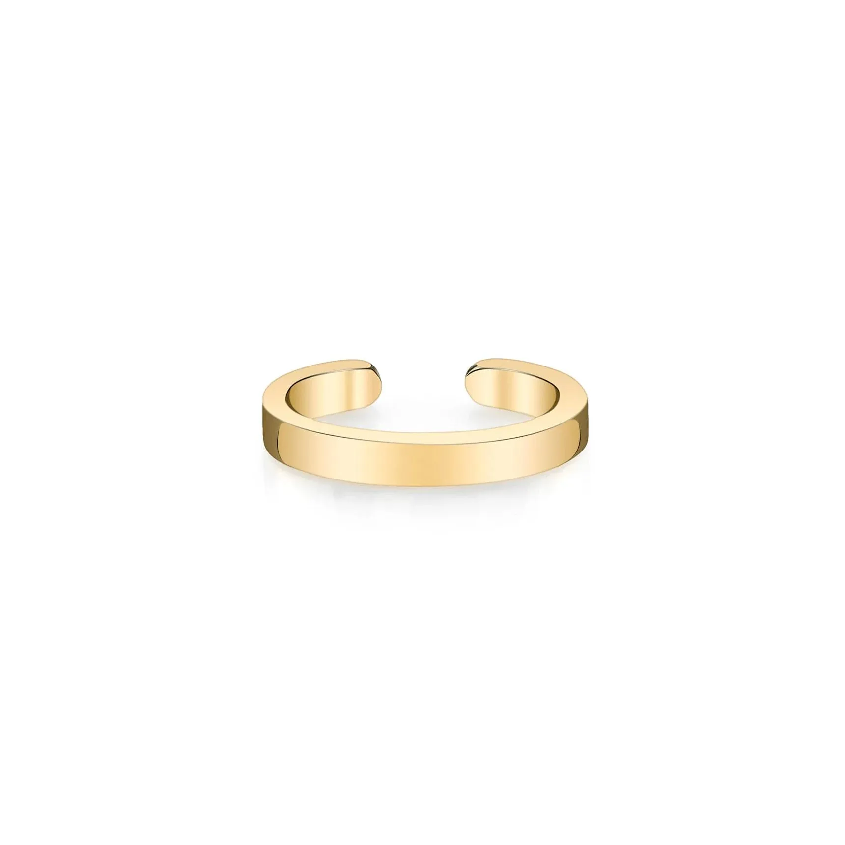 Plain Yellow Gold Ear Cuff