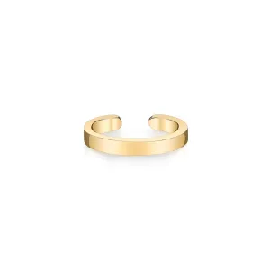 Plain Yellow Gold Ear Cuff