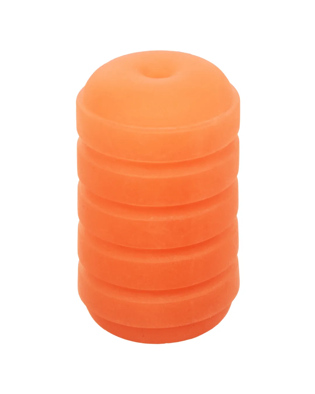 Pop Sock Ribbed Ultra Squishy Reversible Stroker - Orange