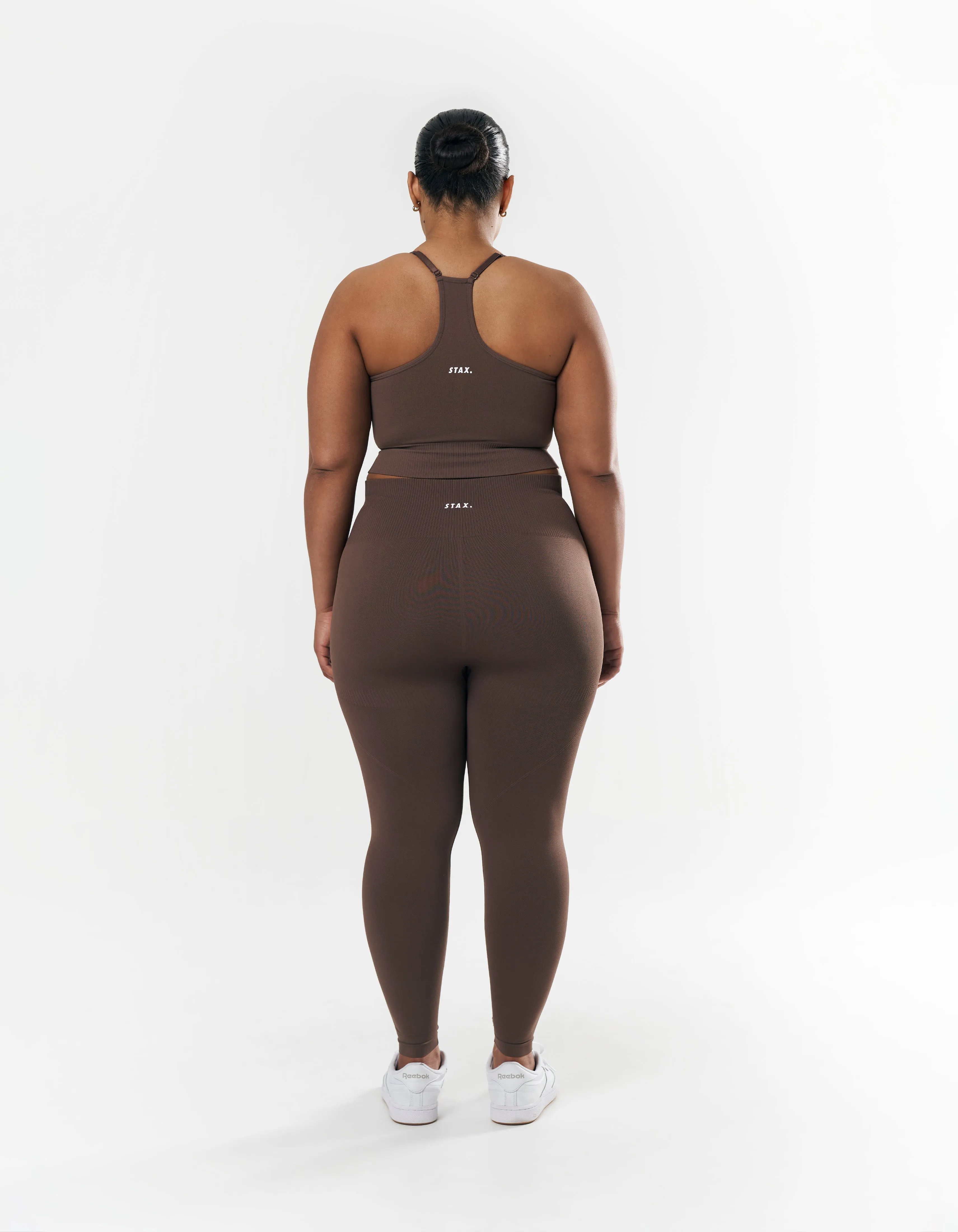 Premium Seamless Strappy Crop - Cedar