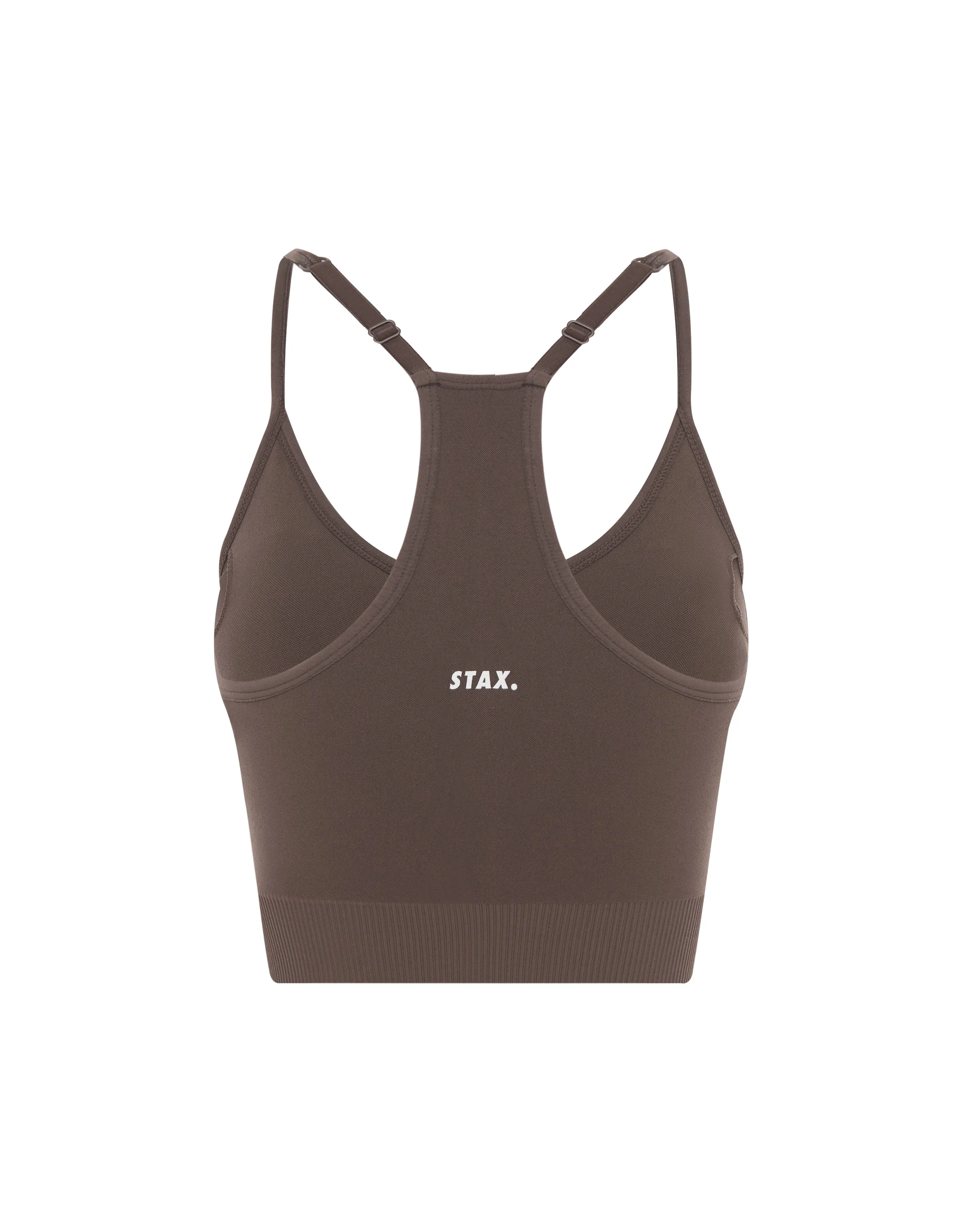 Premium Seamless Strappy Crop - Cedar