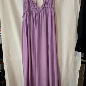 Purple Maxi Strappy Princess Nighygown Size Large