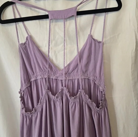 Purple Maxi Strappy Princess Nighygown Size Large
