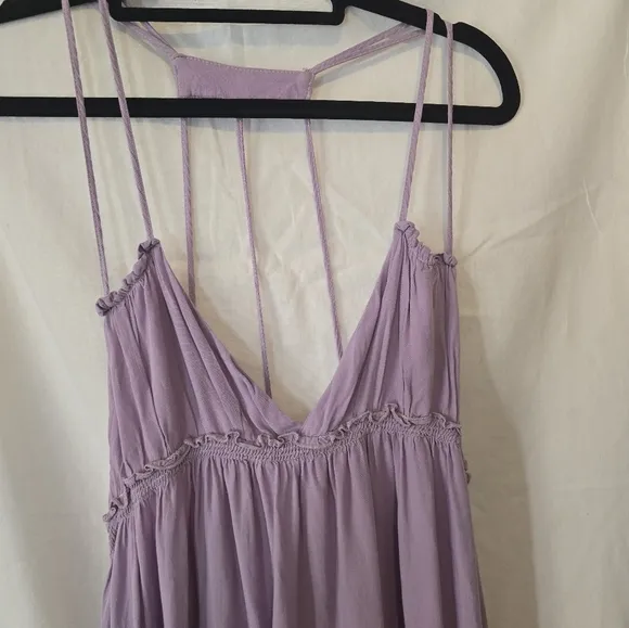 Purple Maxi Strappy Princess Nighygown Size Large