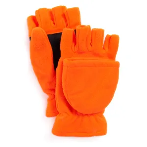 QuietWear Men's Waterproof Fleece Flip Mittens