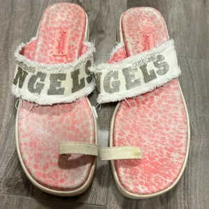 🔥🔥ROBERTO CAVALLI Angels Denim slides