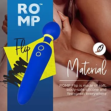 Romp Flip Powerful Rechargeable Silicone Wand Vibrator