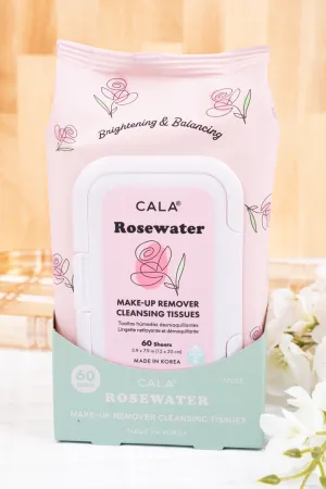Rosewater Make-Up Remover Cleansing Tissues 60 Sheet Pack