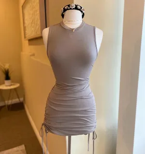Rouge Fitted Solid Dress