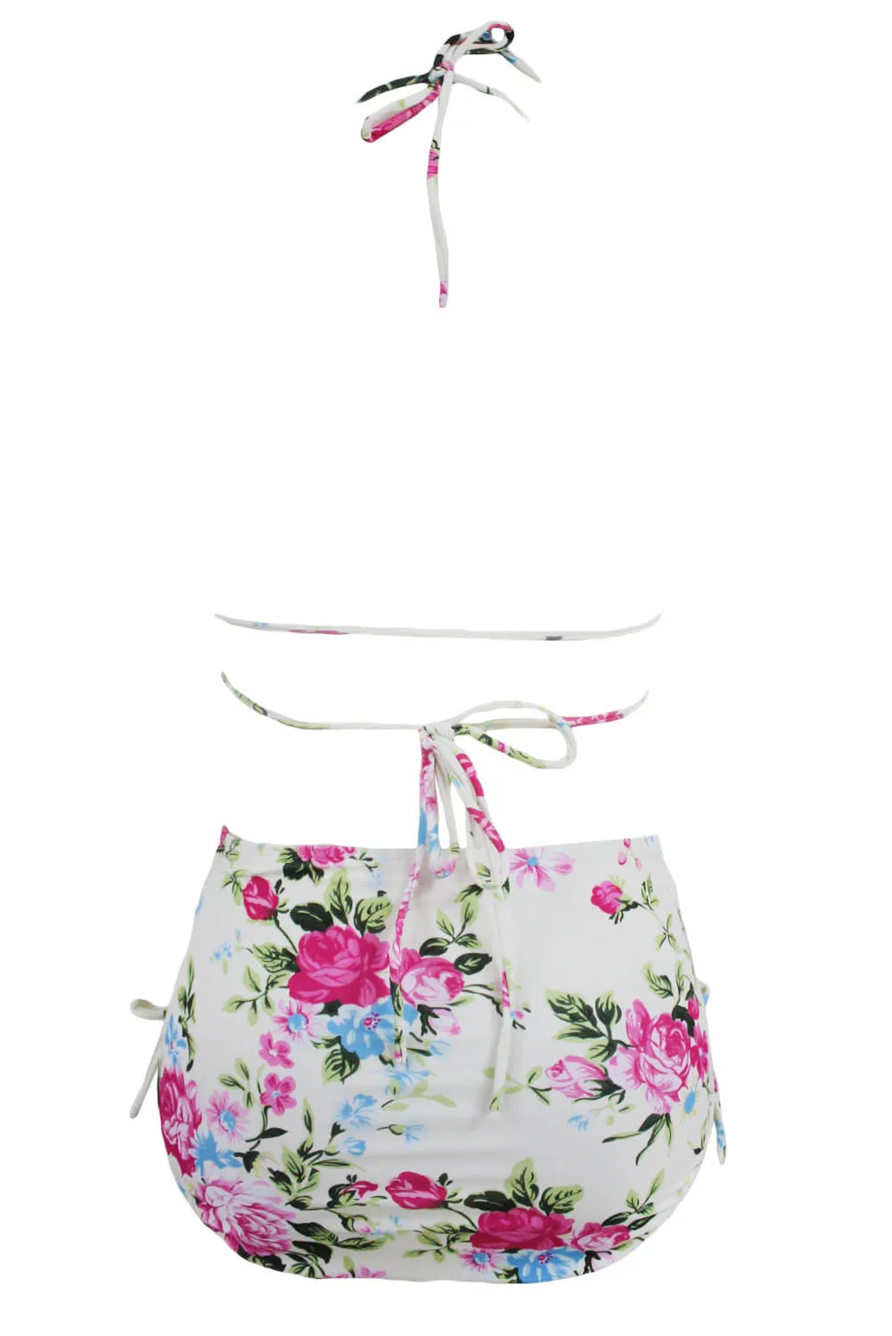 Sara Lynn Floral Print High Waist Swimsuit