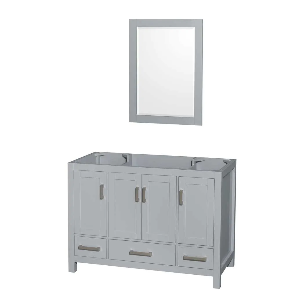 Sheffield 48 Inch Single Bathroom Vanity in Gray