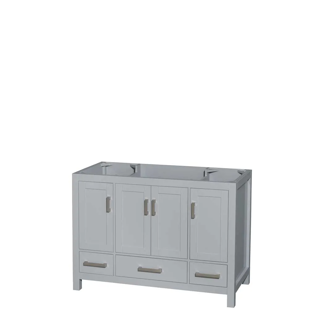 Sheffield 48 Inch Single Bathroom Vanity in Gray