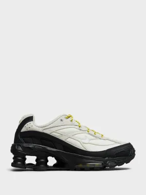Shox Ride 2 Sneakers in Black Sail, Phantom and Reflect Silver