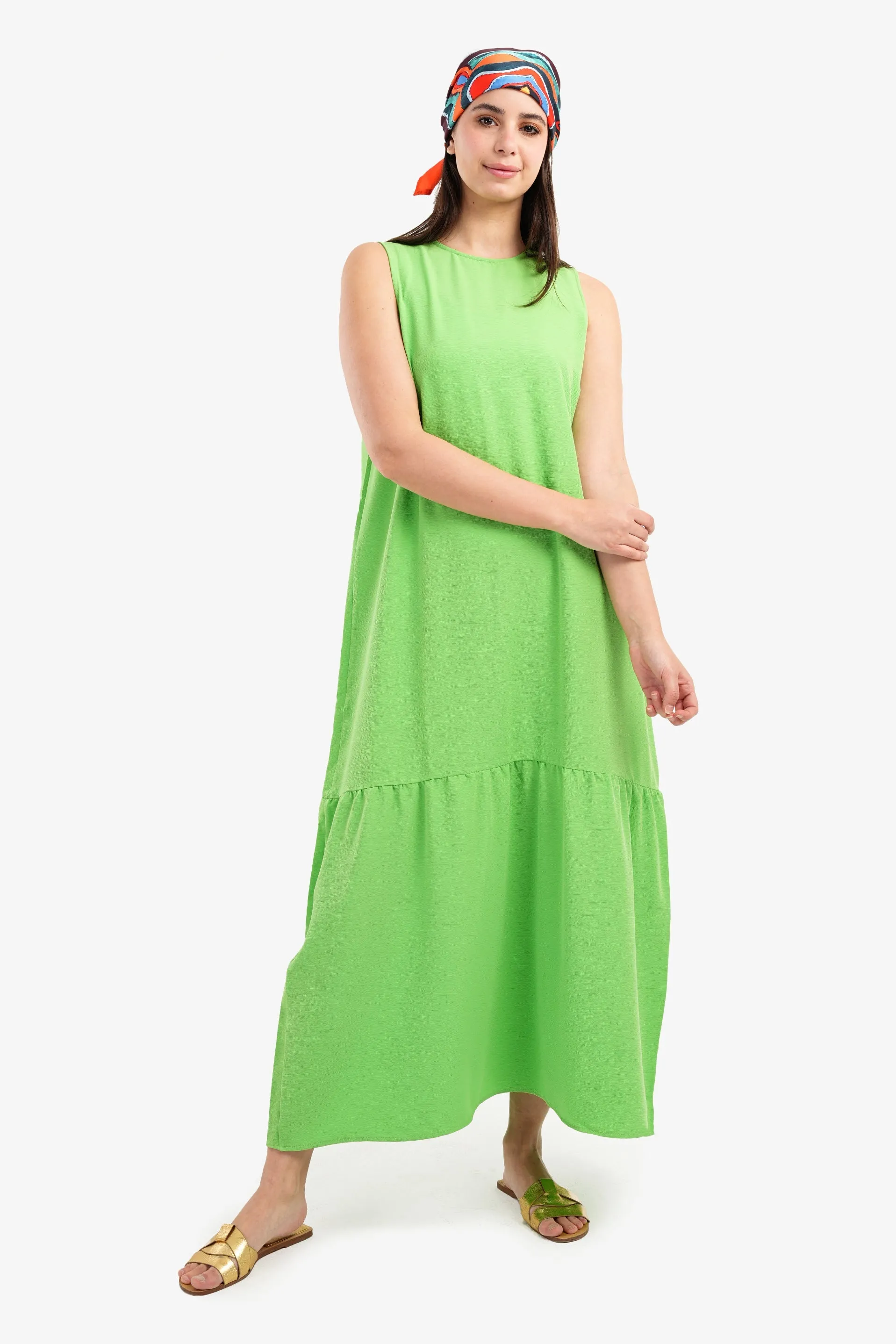 Sleeveless Relaxed Fit Dress