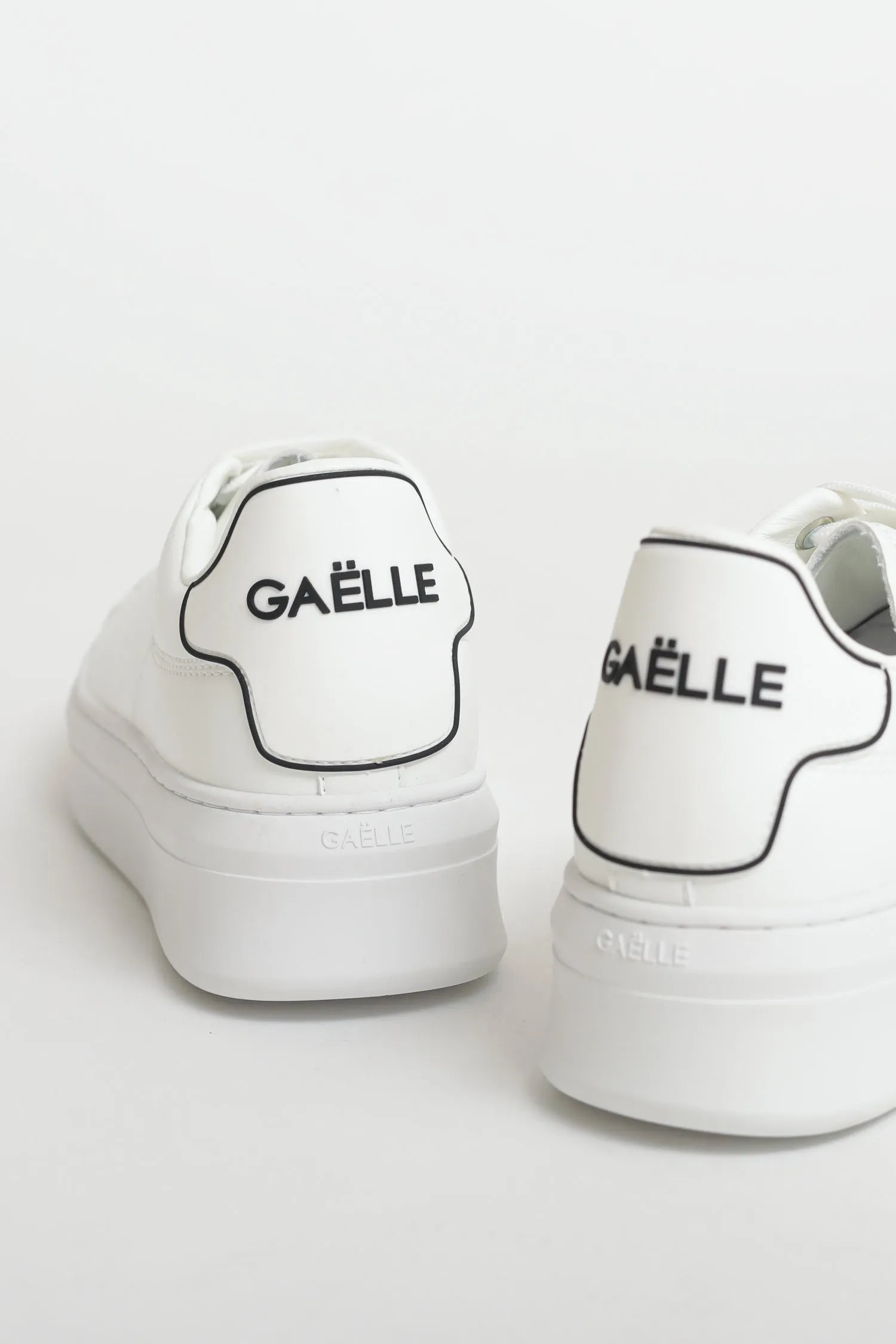 Sneakers Addict In Ecopelle E Patch - Bianco Bianco