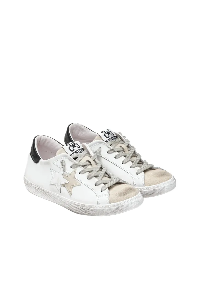 Sneakers Low - Bianco Nero