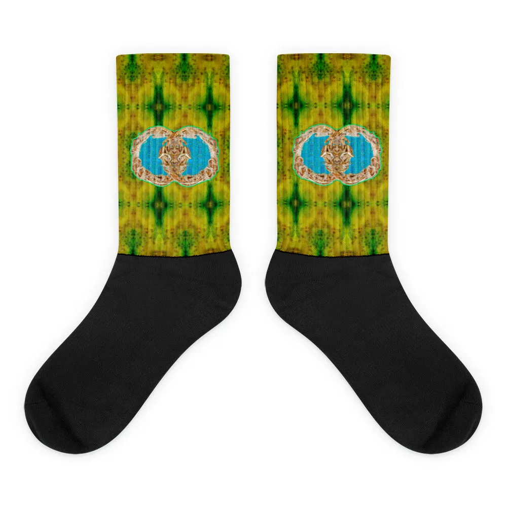 Socks (Unisex)(Ouroboros Smith Butterfly) RJSTH@Fabric#10 RJSTHW2021 RJS