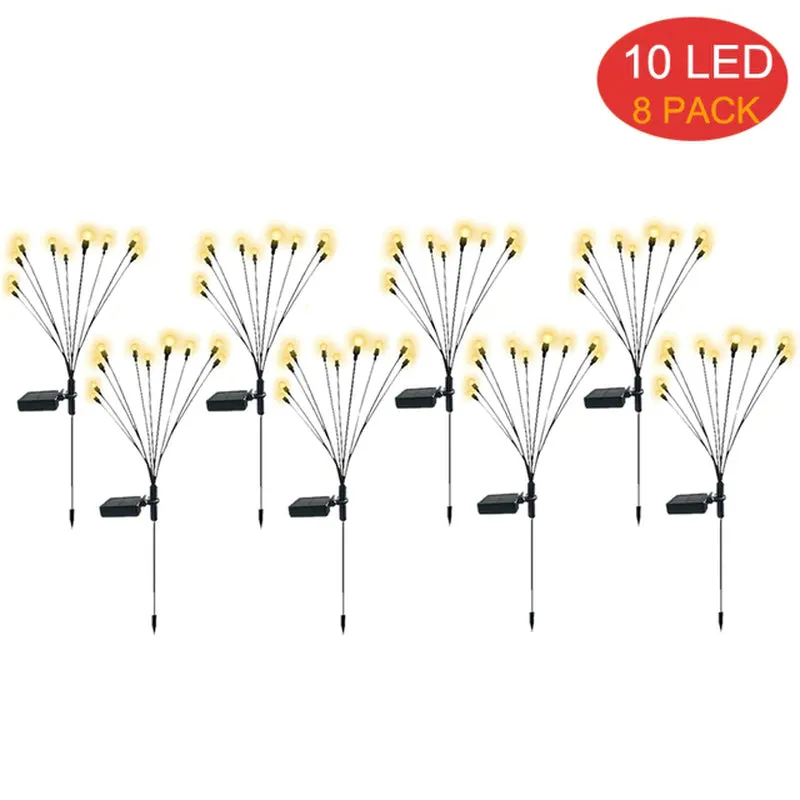Solar Firefly LED Garden Lights
