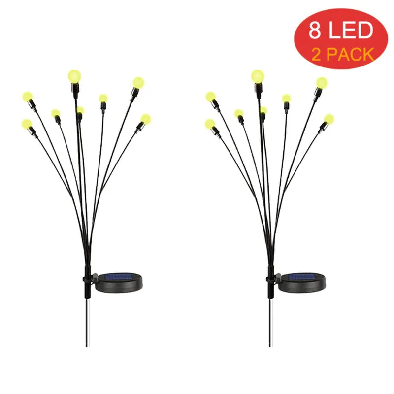 Solar Firefly LED Garden Lights