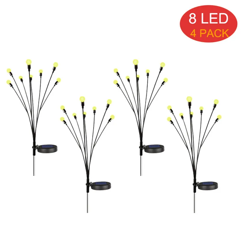Solar Firefly LED Garden Lights