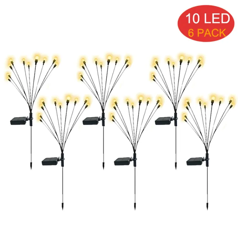 Solar Firefly LED Garden Lights