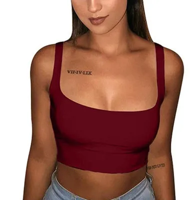 Solid Strappy Tanks