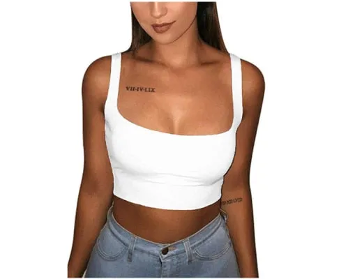 Solid Strappy Tanks