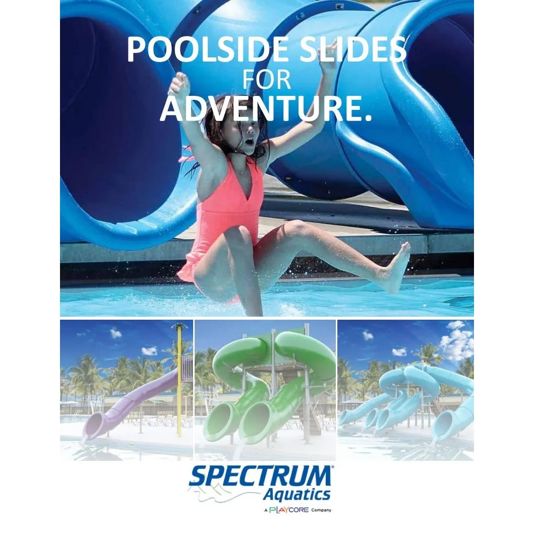 Spectrum Aquatics- Single Flume 360° Triangle Deck