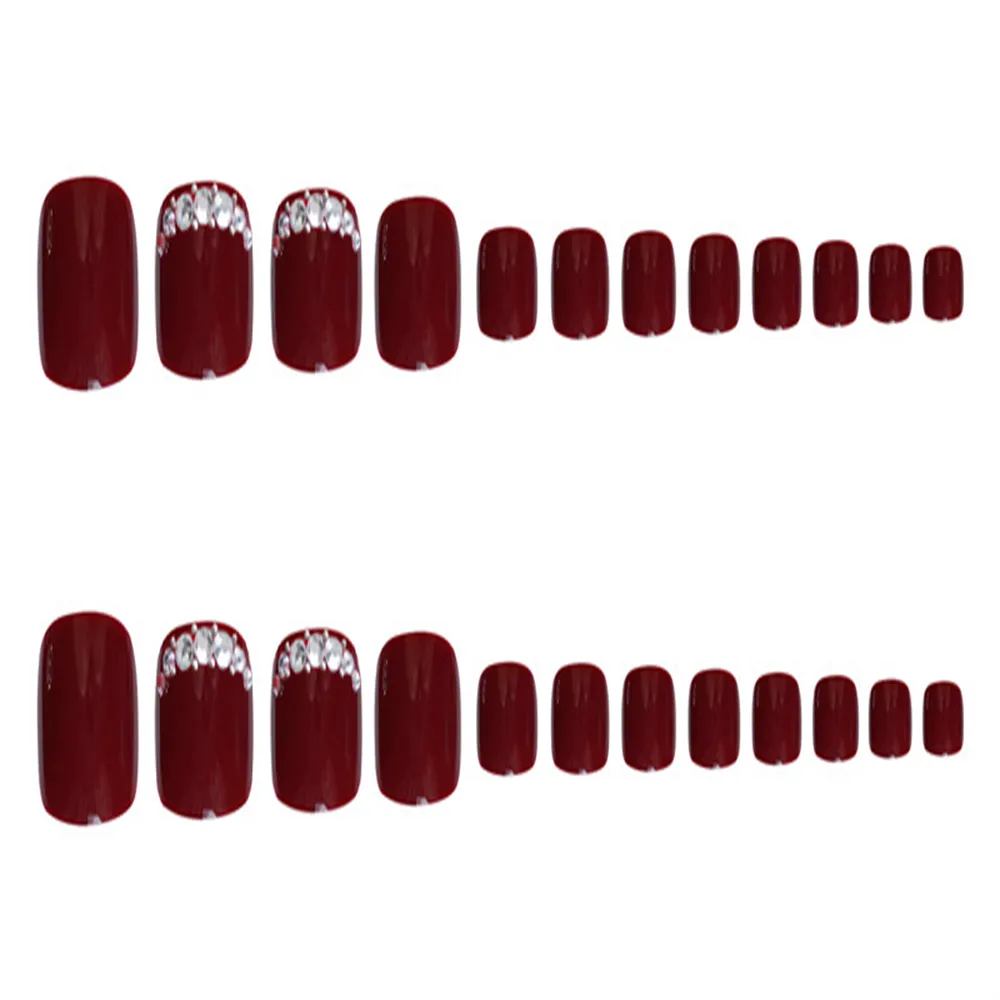 Square Toe Burgundy Silver Pearl