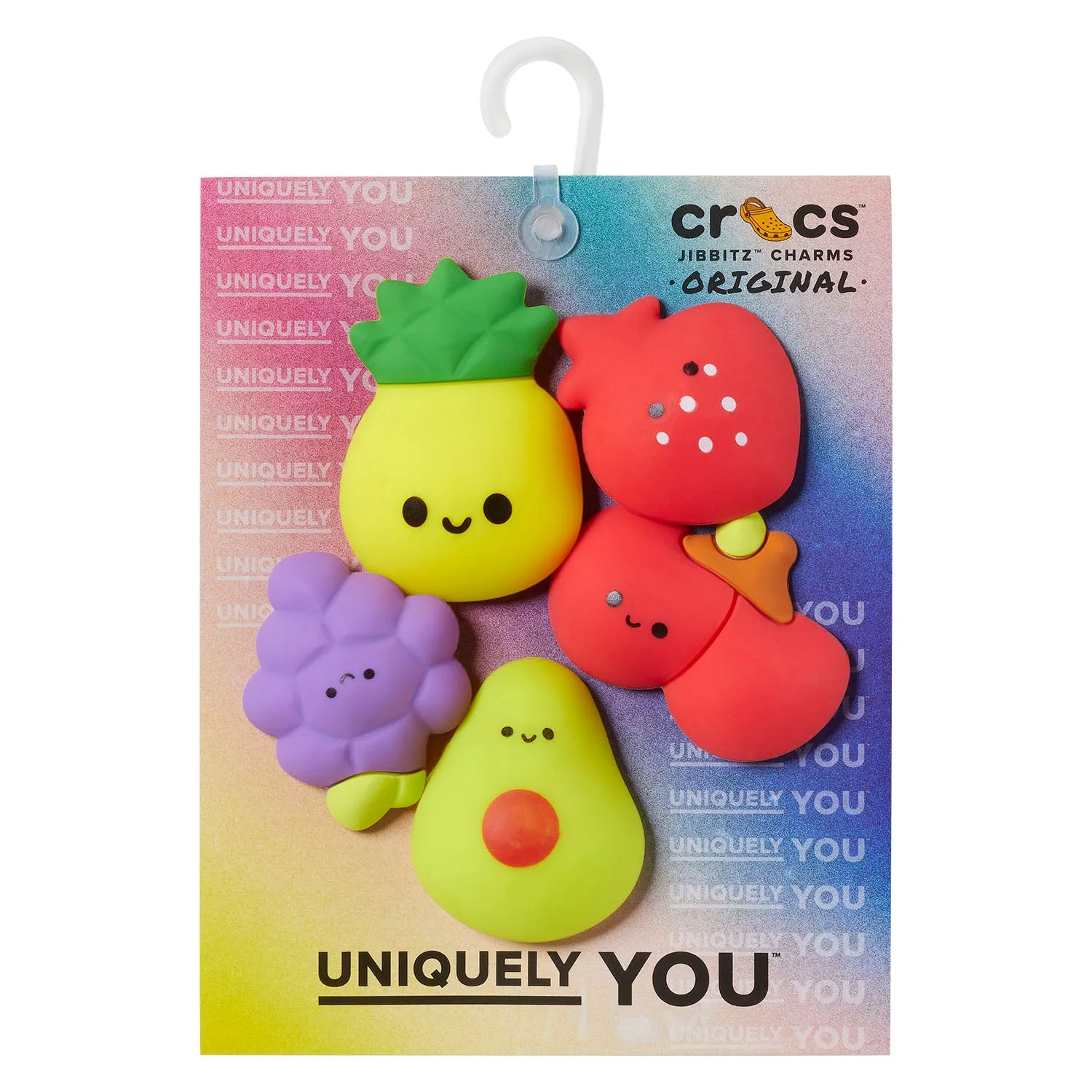 Squish Fruits 5 Jibbitz Pack