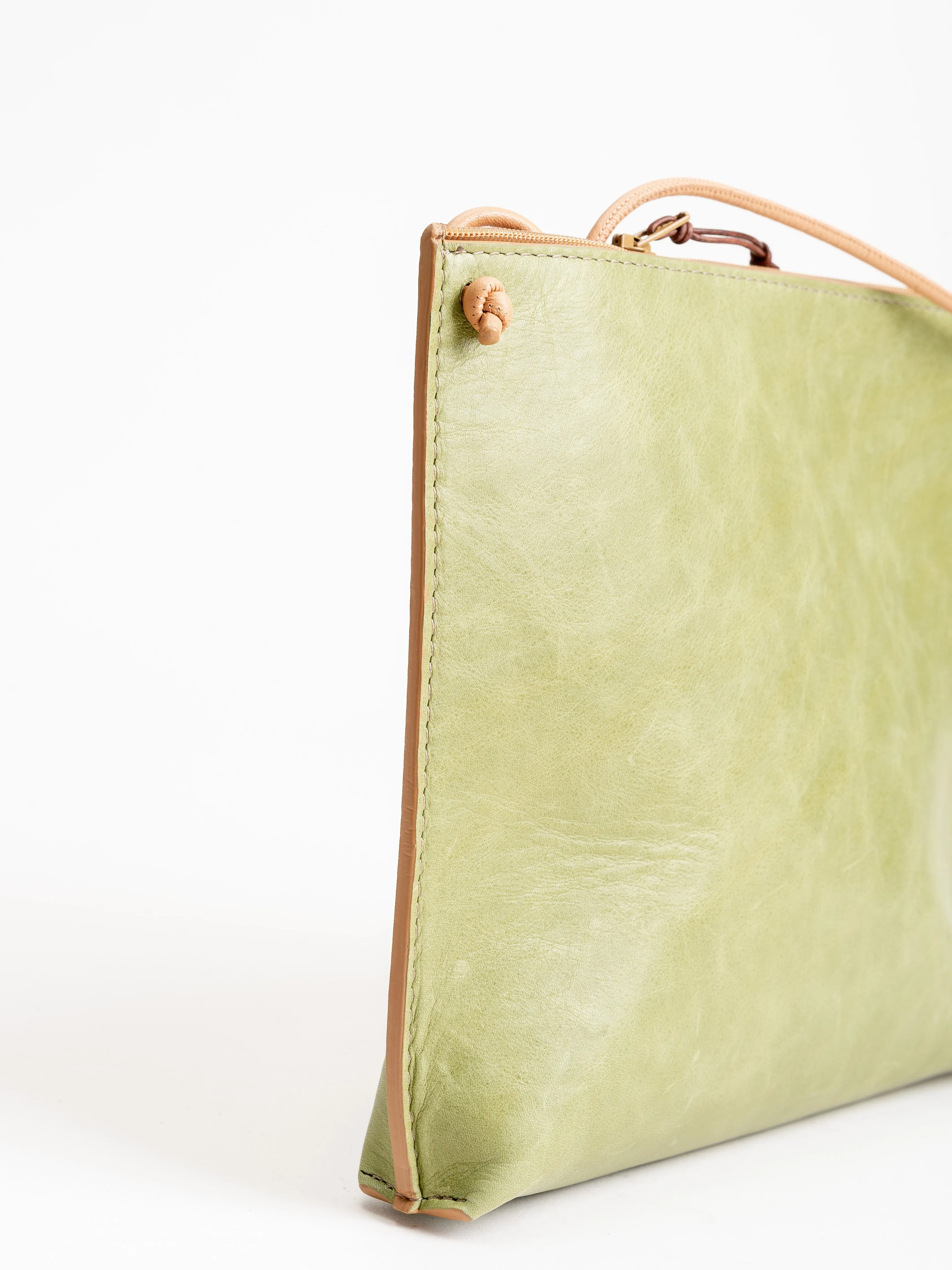 strappy pouch - apple calf