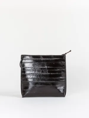 strappy pouch - eel black