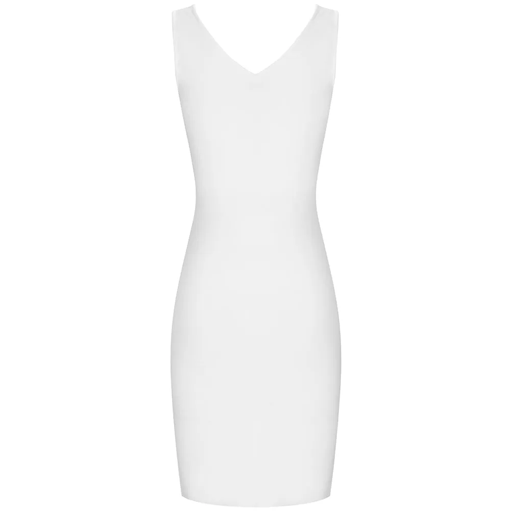 Strappy Sleeveless Lace Mini Bandage Dress PP091912