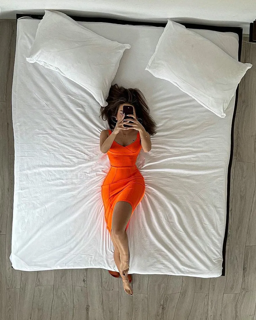 Strappy Sleeveless Mini Bandage Dress