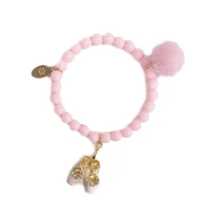 Stretch Bracelet - Pink Ballet Slippers