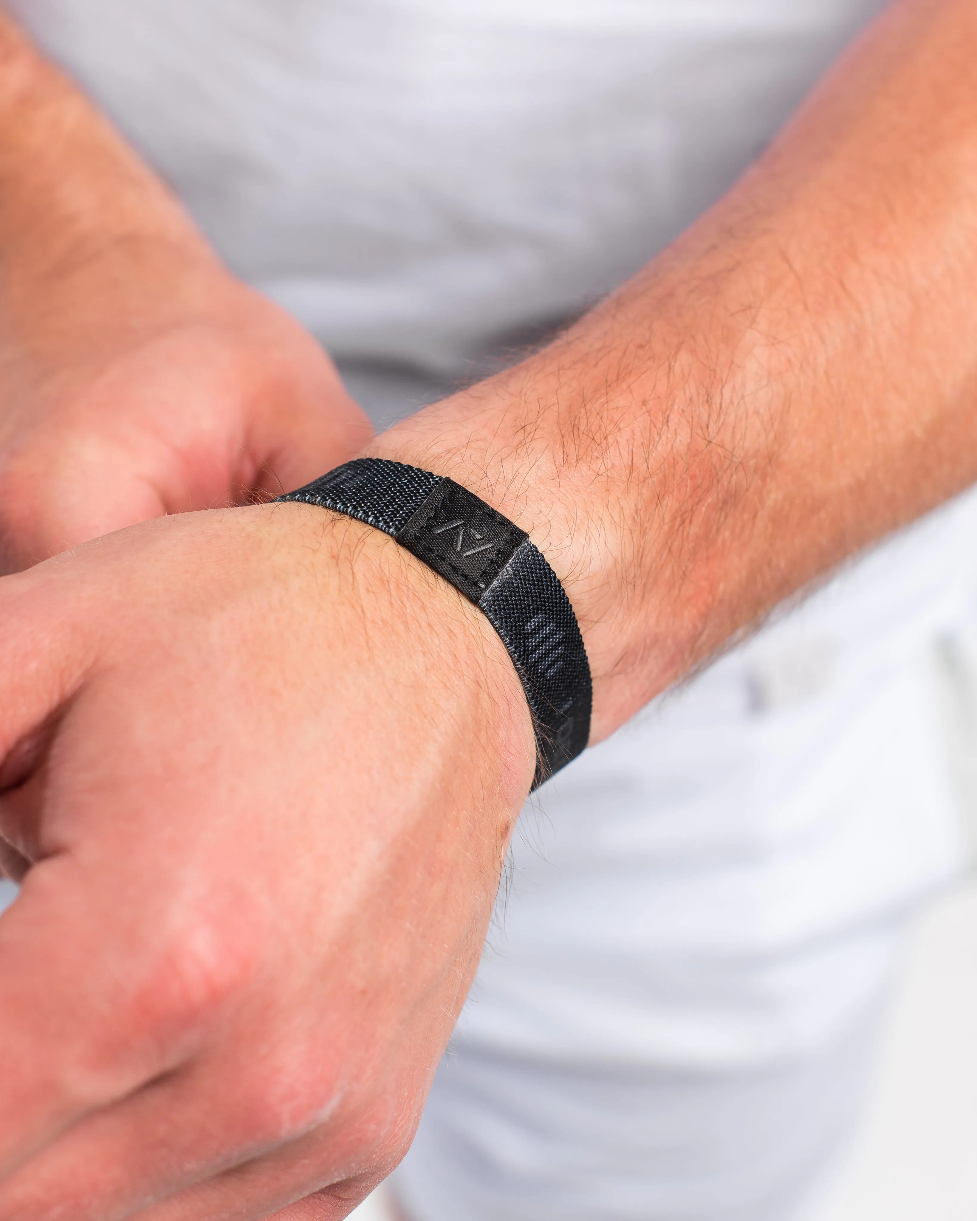 Stretchy Wristband - I am A7 I Demand Greatness - Shadow Stone