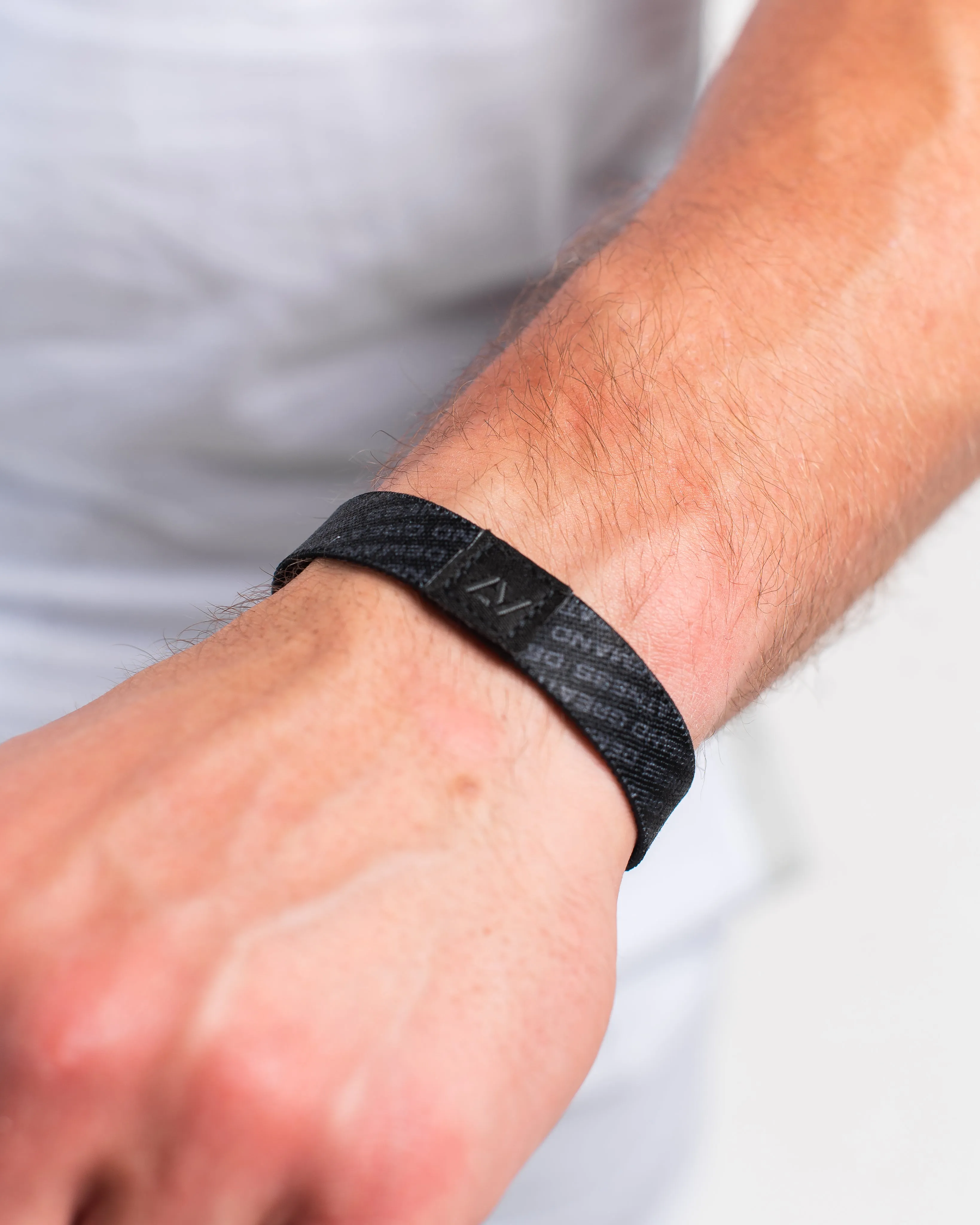 Stretchy Wristband - I am A7 I Demand Greatness - Shadow Stone