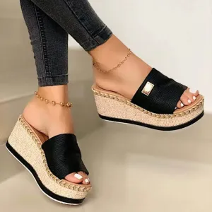 Summer  Sandals Platform Flip Flops Soft Comfortable