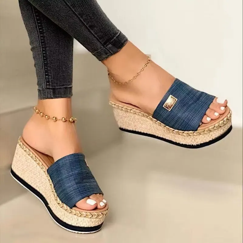 Summer  Sandals Platform Flip Flops Soft Comfortable