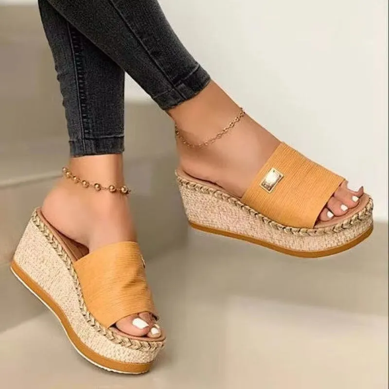 Summer  Sandals Platform Flip Flops Soft Comfortable
