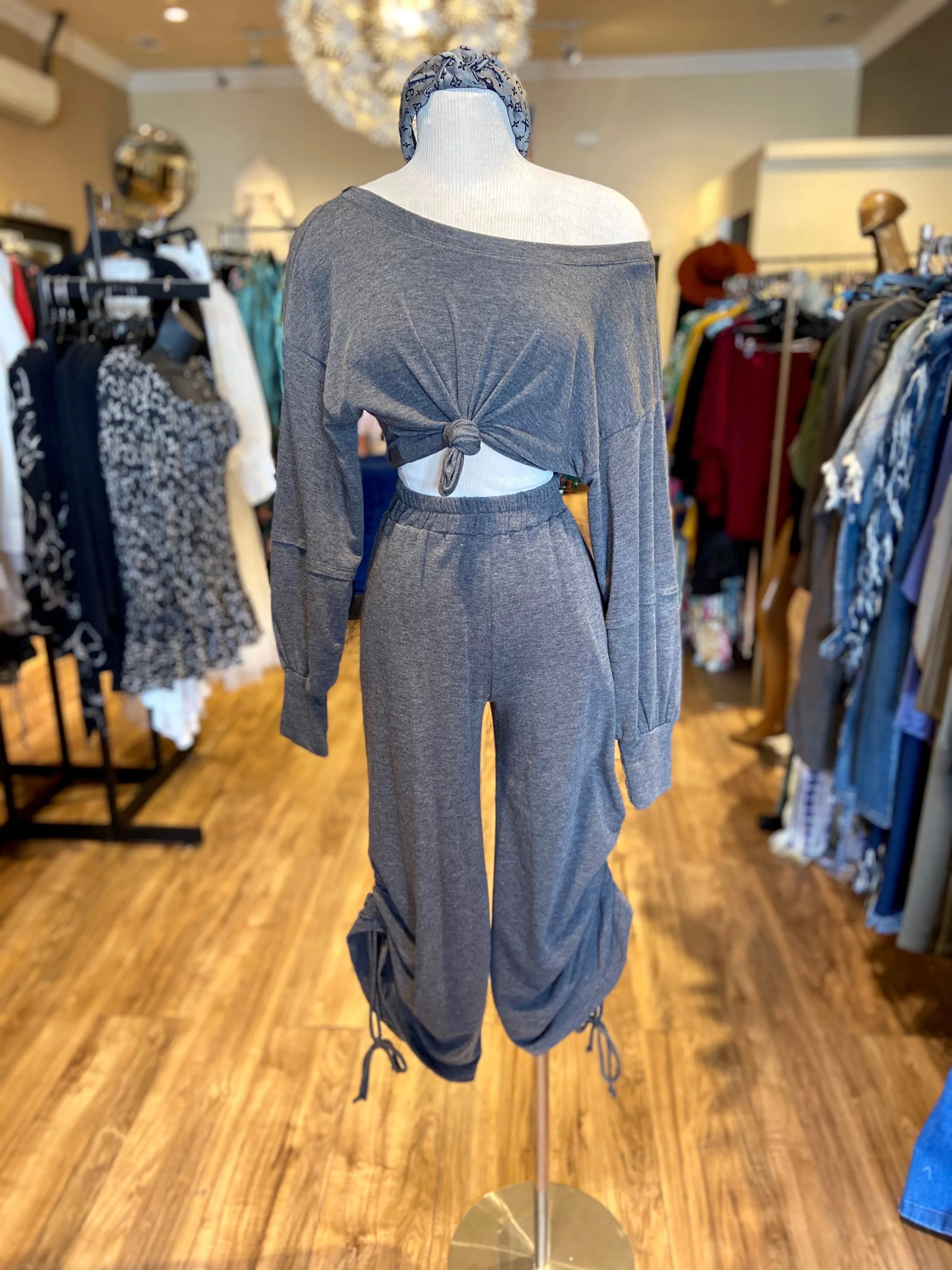 Sweater Knit Tye Set
