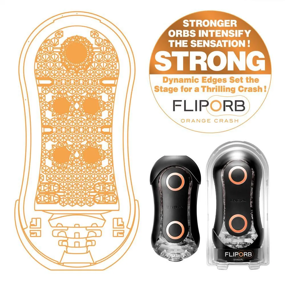 Tenga Flip Orb Strong - Orange Crush