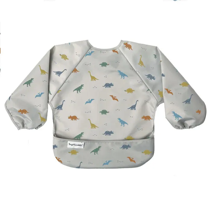 Tiny Twinkle Mess-Proof Full Sleeve Bib - Dinosaur