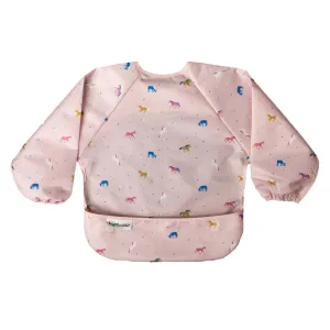 Tiny Twinkle Mess-Proof Full Sleeve Bib - Unicorn Confetti