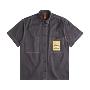 Token - Garage Woven SS Shirt - Asphalt